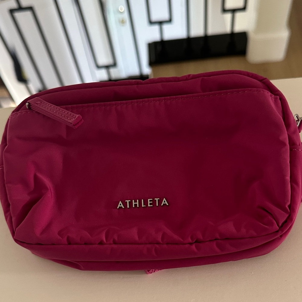 Athleta Fuchsia Cosmetic Bag